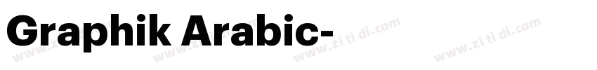 Graphik Arabic字体转换